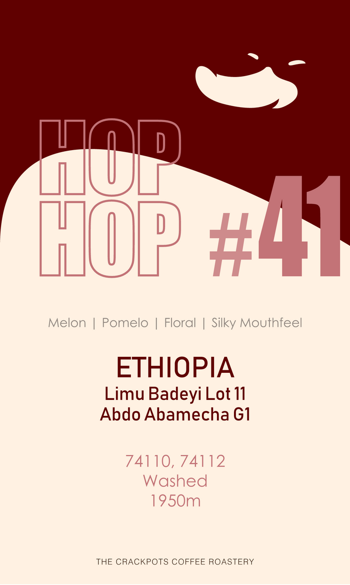 Hop Hop #41 - Ethiopia Limu Badeyi Lot 11 Abdo Abamecha G1 Washed