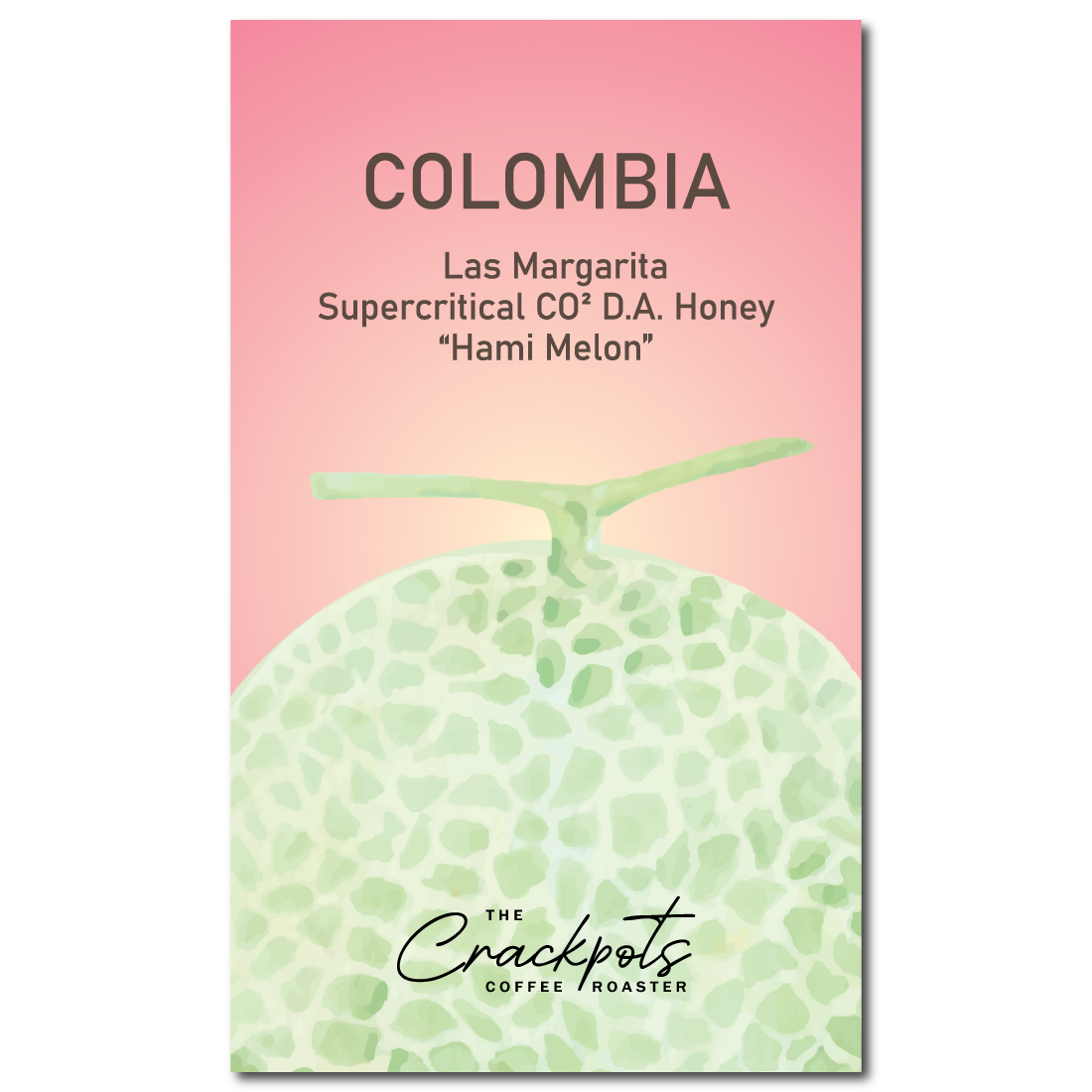 The Crackpots Coffee Roaster Colombia Las Margarita "Hami Melon" CO2 A. Honey – specialty coffee beans Malaysia
