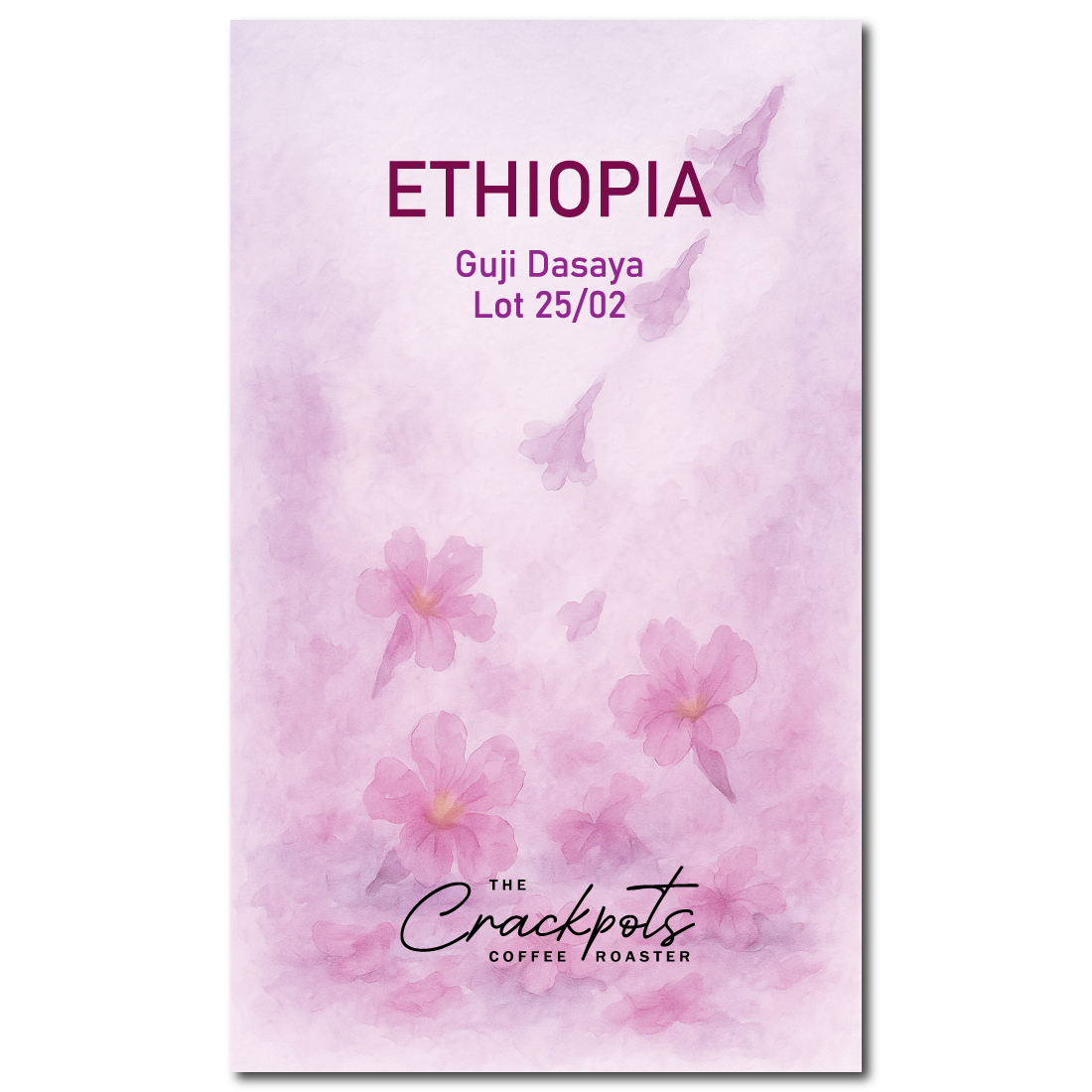 The Crackpots Coffee Roaster Ethiopia Guji Dasaya Natural Lot 25/02 – specialty coffee beans Malaysia