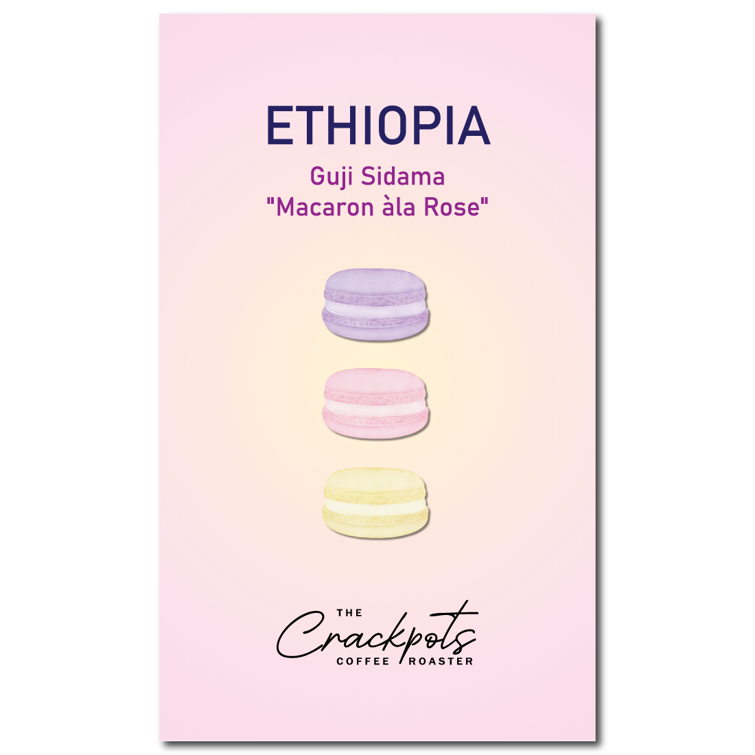 The Crackpots Coffee Roaster Ethiopia Sidama "Macaron àla Rose" Double Anaerobic Washed G1 – specialty coffee beans Malaysia