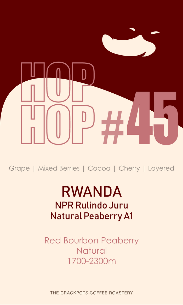 Hop Hop #45 - Rwanda NPR Rulindo Juru Natural Peaberry A1